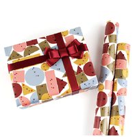 Papier d'emballage cadeau pour enfants 50x70cm, papier de soie pour emballage de jouets de dessin animé DIY, papier d'emballage pour vêtements