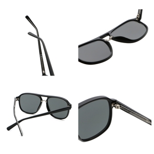 Occhiali da sole pilota vintage unisex 2026: il miglior regalo, con doppio ponte, lenti ovali a montatura completa, protezione UV400, comodi e alla moda. - Product Image 2
