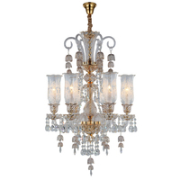 Lustre en cristal LED de haute qualité et de luxe moderne éclairage de plafond créatif pour hôtel salon villa hall décoration lampe suspendue