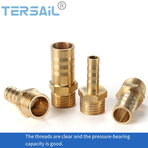 Raccord de tuyau droit en laiton à l'intérieur du <span class=keywords><strong>joint</strong></span> fileté externe 1/8 1/4 1/2 3/8 pouces raccords en laiton tuyau d'eau de gaz utilisé - Product Image 2