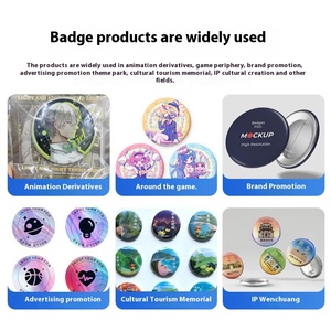 58mm chống gỉ đáy phẳng kẹp giấy huy hiệu Tự làm nguồn cung cấp pin an toàn phụ kiện mới Vật liệu huy hiệu Tự làm - Product Image 6