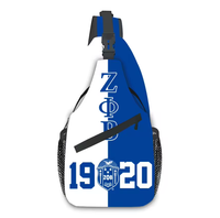 Bolso de Pecho Personalizado ZPB 1920 con Letras Griegas, Mochila Deportiva de Viaje, Bolso Bandolera Sorority Zeta Phi Beta, Regalo para Fiestas, Unisex