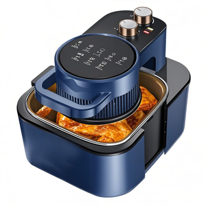 Four friteuse à air numérique électrique 1350W 8L 220V avec écran LCD contrôle par écran tactile pour une utilisation en hôtel Source d'alimentation manuelle - Product Image 6