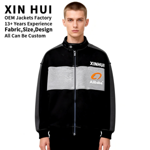 Servicio OEM de Fábrica, Chaqueta y Jeans con Logotipo Personalizado, Conjunto de Invierno para Hombre con Cuello Alto, Impermeable, Resistente al Viento y Ecológico - Product Image 2