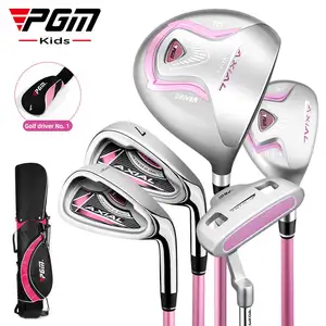 Bán Buôn Pgm Jrtg003 Trục Loạt Cô Gái Trẻ Em Trẻ Em Trọng Lượng Nhẹ Graphite Trục Golf Đào Tạo Câu Lạc Bộ Với Golf Túi