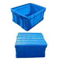 صندوق تخزين بلاستيكي من البولي إيثيلين عالي الكثافة (HDPE) قابل للتكديس ومضاد للكهرباء الساكنة، مقاس 415*290*140 مم، مانع للتسرب وصديق للبيئة، عالي الجودة للخدمات اللوجستية.