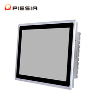 Piesia 15 pulgadas Montaje en pared Capacitivo Todo en uno Computadora integrada Panel táctil Pc Monitor táctil industrial Tableta IP65 a prueba de agua