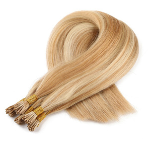 Estensioni per <span class=keywords><strong>capelli</strong></span> I-Tip a doppia trama, con cuticole allineate, lisce, di qualità russa, per tutti i colori - Prezzo all'ingrosso - Product Image 6