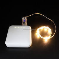 Guirnalda de Luces de Alambre de Cobre con Alimentación USB, con Control Remoto, Bajo Voltaje, para Interiores y Exteriores, Decoración Navideña