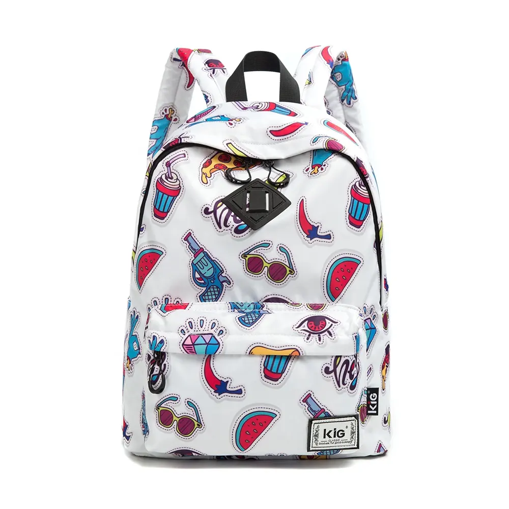 Fashion travel rucksack laptop girls teenage woman printing school backpacks for college