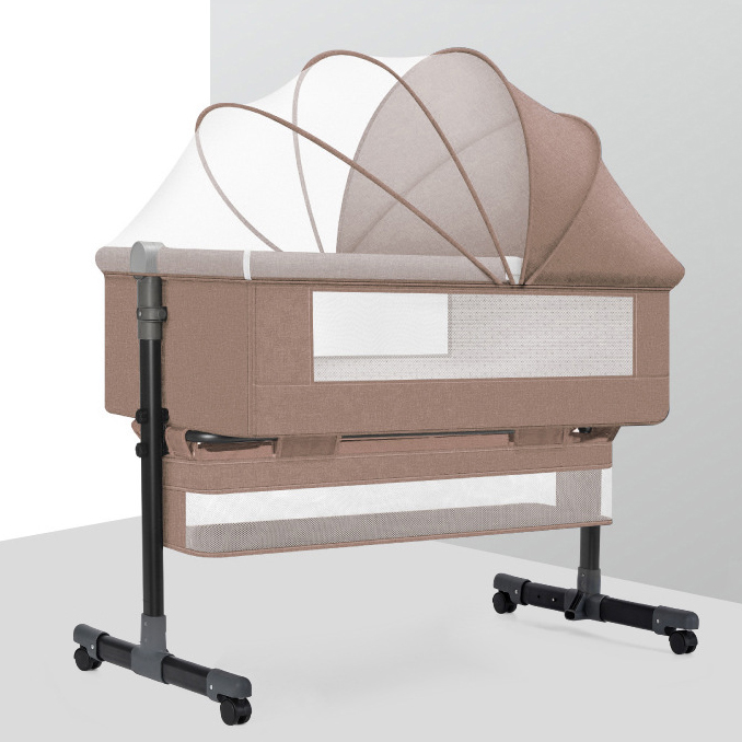 Schommel Baby Wieg Schommel Bedbed Evenals Handmatig Swingend Wieg Bed 3-In-1 Draagbare Wieg Voor Pasgeborenen En Baby