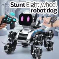 YT 8-Rad-Stunt Ai Smart Machine Roboter Hundes pielzeug Uhren steuerung Intelligente Ai-Roboter Stunt-Hund mit acht Rädern für Kinderspiel zeug