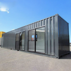 Expandable Shipping Container Restaurant Kiosk with Steel Industrial Movable Outdoor Barbershop Cafe Food Truck - Product Image 1