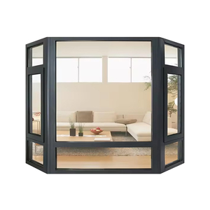Fenêtre moderne à rupture thermique Design personnalisé extérieur en <span class=keywords><strong>aluminium</strong></span> double verre <span class=keywords><strong>baie</strong></span> et Bow windows - Product Image 2