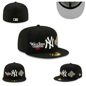 Gorra de Béisbol Roja Cerrada Ajustada de Visera Plana Bordada Original de Marca Americana Grande 2025 - Product Image 5