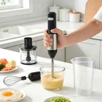 Mixeur Plongeant SKD Double Tension, Pied Détachable, Nettoyage Facile, Lame Durable en ABS et Acier Inoxydable, Pour Smoothies et Soupes à Domicile