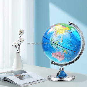 Globo de Mundo físico de 22,8 CM, base resistente, regalo de moda, enseñanza escolar, <span class=keywords><strong>mapa</strong></span> físico, geografía - Product Image 3