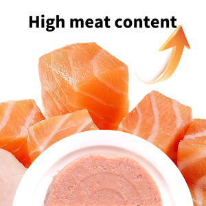 Yüksek kaliteli konserve kediler ve köpekler <span class=keywords><strong>Pet</strong></span> tavuk Mu Si ıslak gıda 85g X12 kutular Boxedcat Can - Product Image 4