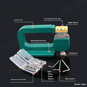 เครื่องตัดหนังแบบมือหมุน รุ่น 807 พร้อมอุปกรณ์ตัดและแยกหนัง - Product Image 4