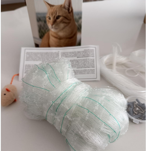 Çok Boyutlu Evcil Hayvan Düşme Önleyici Koruma Kedi Filesi Köpek Çiti Kedi Güvenlik Filesi Şeffaf Yavru Kedi Balkon Filesi Pencere Merdivenler için - Product Image 5