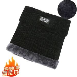 Gorro de punto con forro de piel sintética, cálido y con aislamiento térmico para hombres, para uso en exteriores en invierno. - Product Image 2