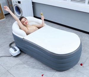 Adulte Pliable <span class=keywords><strong>Spa</strong></span> Douche Épais Pompe À Air Conçu Chaude Glace Froide Thérapie Bas <span class=keywords><strong>Prix</strong></span> Température Constante Baignoire <span class=keywords><strong>Gonflable</strong></span> - Product Image 3