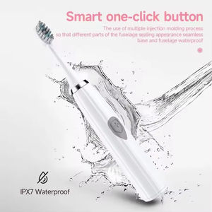 Cepillo de Dientes Eléctrico Sónico para Adultos, Cerdas Suaves Dupont, Portátil, Batería de Larga Duración, Resistente al Agua IPX6, Inteligente, Eficaz, para el Cuidado Bucal en el Hogar - Product Image 4