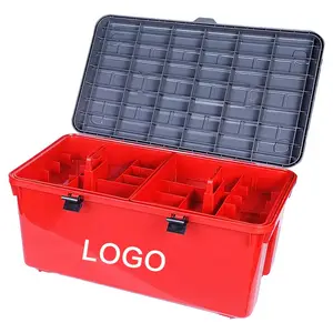 Caja de herramientas duradera de gran tamaño para organización Camper Storage Box