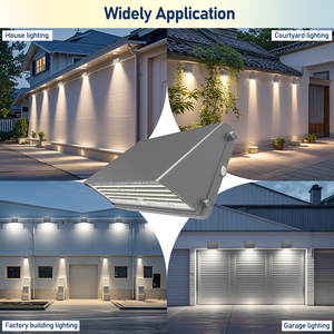 Nuevo Difusor Cuadrado de Policarbonato y Aleación de Aluminio, 3CCT Ajustable, IP65 Impermeable, 40W-100W, Iluminación LED Exterior para Calle - Product Image 5