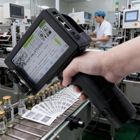 Impresora de Inyección de Tinta Portátil DOCOD G100E, Doble Uso, para Códigos QR, 12.7mm, Máquina de Codificación de Fechas de Caducidad para Cajas, en Oferta