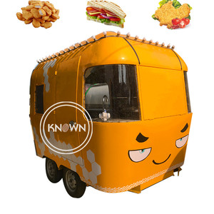 Remorque alimentaire Smile approuvée CE, chariot de vente de hot-dogs, chariot de café avec cuisine complète, camion de nourriture mobile pour crème glacée - Product Image 6