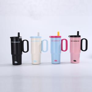 Gobelet isotherme en acier inoxydable grande capacité avec poignée, en acier 304, pour les voyages, le bureau et la voiture - Product Image 5