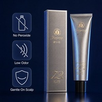 Crème colorante pour cheveux professionnelle sans PPD, sans ammoniaque, sans peroxyde, faible odeur, coloration permanente pour salon, 49 couleurs, couvre les cheveux
