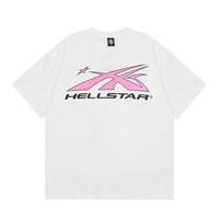 T-shirt décontracté en coton noir pour homme, grande taille, avec impression numérique, design vierge, collection été, vente en gros