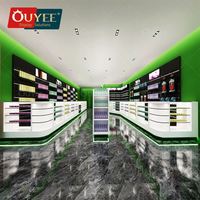 Muebles de Exhibición para Hookahs con Diseño de Venta Directa de Fábrica, Iluminación LED para Tiendas de Tabaco, Dispensarios y Exhibición de Productos