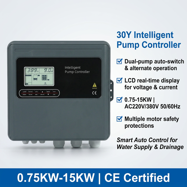 Intelligent Water Level Sensor and Pressure Switch Irrigation Pump Control With Timer