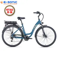 Top sale city ebike step through e-bicycle for adult women from China factory, ebike designed for urban communting work