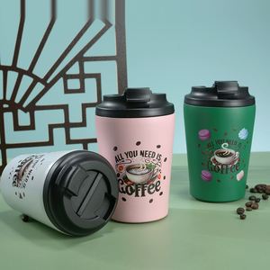 Vaso Térmico de Acero Inoxidable con Aislamiento de Doble Pared para Café, con Logotipo Personalizado, Mantiene Bebidas Frías o Calientes, Forma de Molde, Regalo para el Hogar - Product Image 4