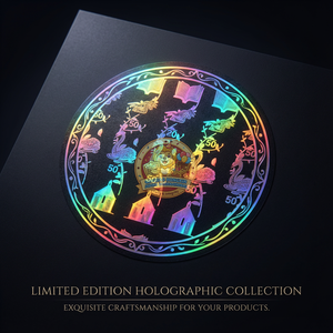 ملصقات هولوغرام للحفلات والزفاف وأعياد الميلاد والعودة إلى المدرسة والاحتفالات بعمر 50 و100 سنة وألعاب الذكاء - Product Image 1