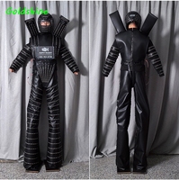 Spectacle de rue échasses led robot costume Led robot échasses marcheur costume Cosplay Costume Ballroom Show Luminescent Vêtements