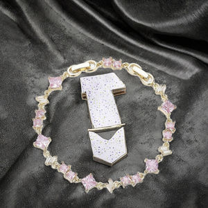 Pulsera de la Amistad de Aleación Chapada en Oro Rosa de 18K con Zirconia para Mujer, Estilo Vintage de Alta Calidad para Aniversario - Product Image 3