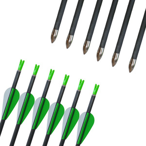 <span class=keywords><strong>Est</strong></span> tir à l'arc ID7.6mm boulons d'arbalète flèches en carbone 15 16 17 18 19 20 22 pouces arbre pour la chasse à l'arbalète - Product Image 4