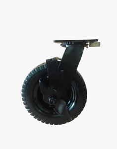 Roue à roulettes robuste et silencieuse, noyau en fonte avec frein <span class=keywords><strong>pour</strong></span> usage industriel - Product Image 3