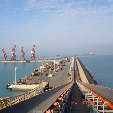 New Efficient Belt Conveyor for Material Transfer for Mining Construction Farm Restaurant Industries Food Usage