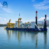 Mesin Pemompa Pasir Hidrolik Cutter Suction Dredger dengan Motor Gearbox dan Pompa Dredge untuk Ekstraksi Pasir Sungai