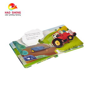 Livres pour enfants à couverture rigide en papier couché offset, laminés, reliés par thermocollage, écologiques, avec des fonctions de relevage, de poussée et de glissement - Product Image 3