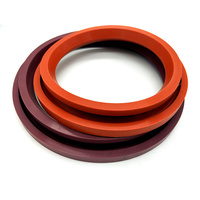 Anneau d'étanchéité en caoutchouc de silicone industriel résistant à la corrosion à haute température, à enfoncer, personnalisable