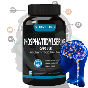 Cápsulas de Suplemento Nootrópico Orgánico Vegano de Fosfatidilserina OEM ASAP para el Cerebro y la Belleza, para Uso en Adultos - Product Image 1