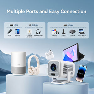 Proyector Portátil Mini LED de 130 Pulgadas con Enfoque Automático, Android 13, Más de 700 Aplicaciones, 3D, 200 ANSI, para Cine en Casa y Entretenimiento Familiar - Product Image 2