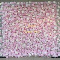 Backdrop Dinding Bunga 8ft X 8ft Bunga Sutra Pernikahan Wisuda Paskah Backdrop Langit-langit Warna Dapat Disesuaikan Buatan Tangan Mudah Dipasang